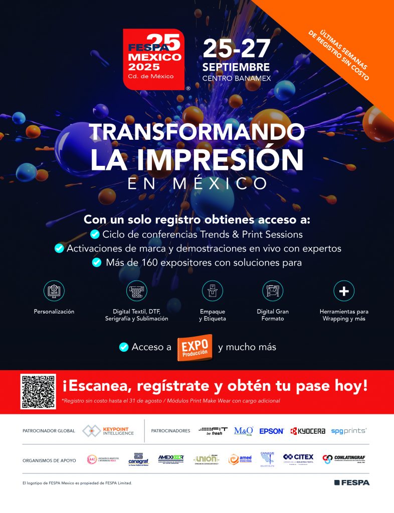 FESPA MEXICO 25, 26 Y 27 DE SEPTIEMBRE 2025